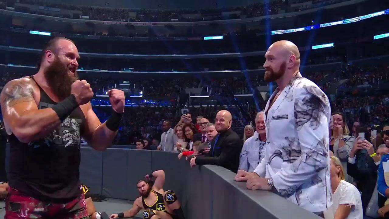 Fury ilmus WWE matšile