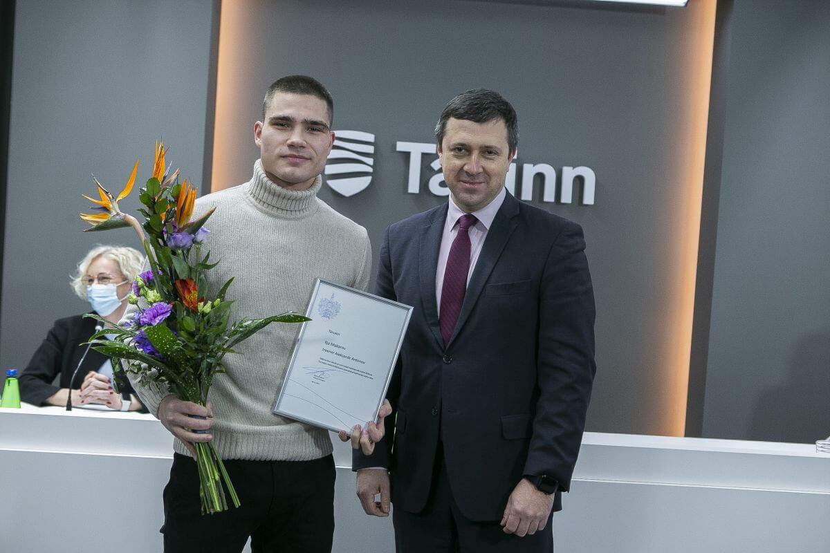 Tallinn tunnustas EM-i pronksmedalivõitjat Ilja Makarovit