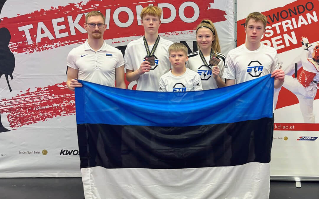 Taekwondo noorsportlased tõid Austrian Open Youth E2 turniirilt kaks pronksi