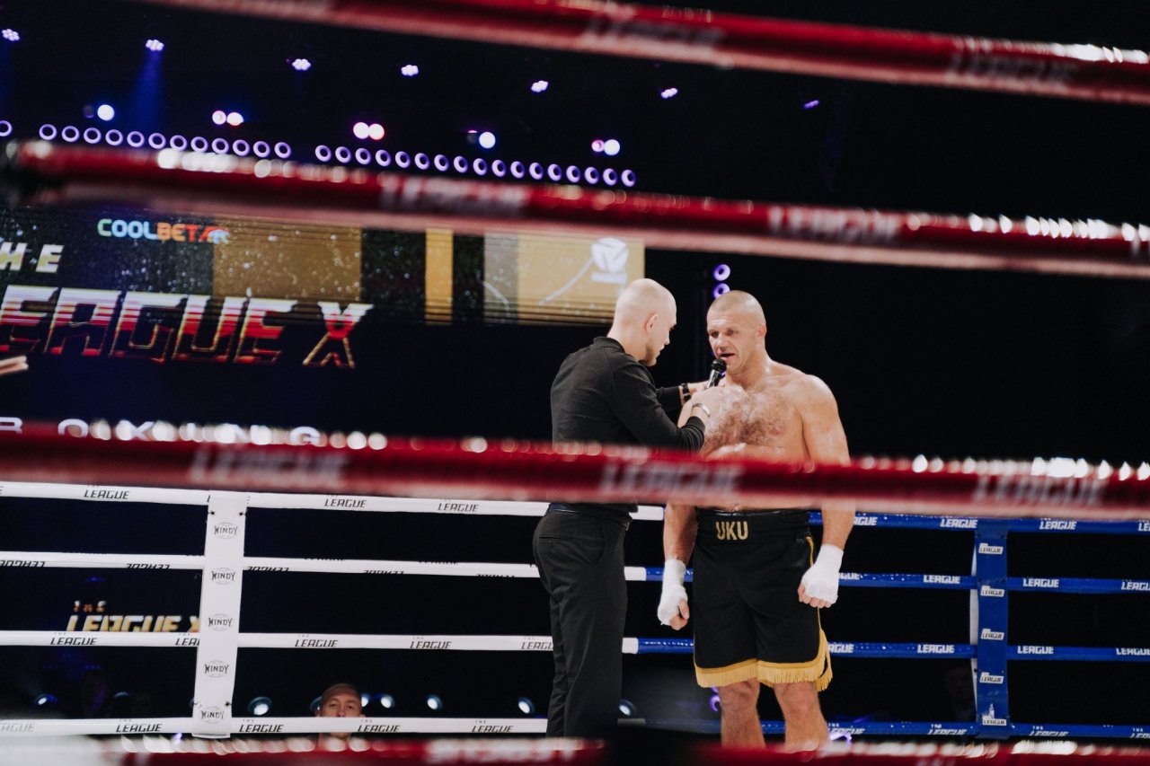 Maikel Astur Uku Jürjendalile peale võidukat matši: "Nagu alati, sa tõused tuhast, tuled ja teed!" The League X (Foto Joosep Ints) 127 – Uku Jürjendal