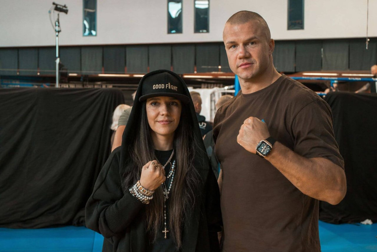 Eesti Muay Thai Liiga (Foto Risto Štukert) (130) - Monika Kuzmina ja Uku Jürjendal