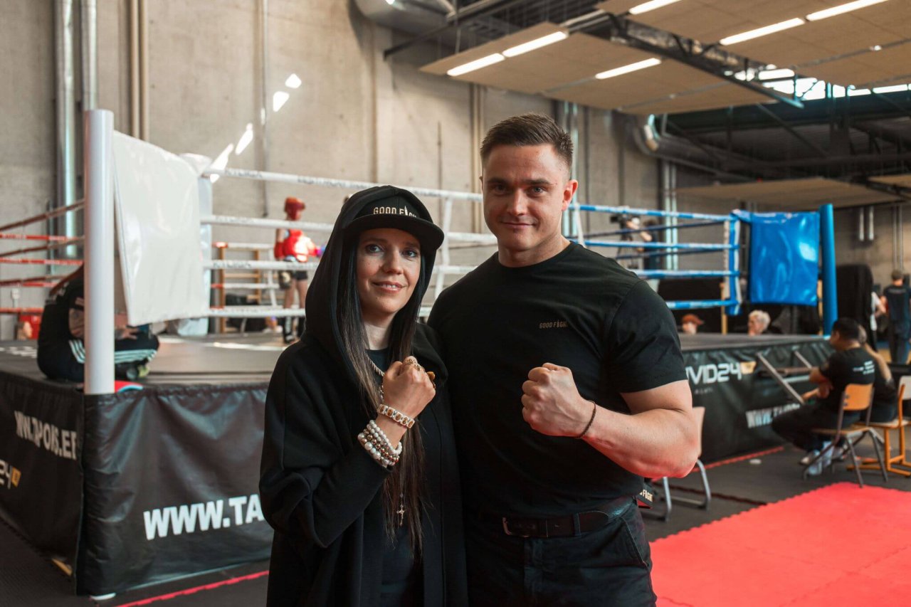 Eesti Muay Thai Liiga (Foto Risto Štukert) (165) - Monika Kuzmina ja Kert Truus